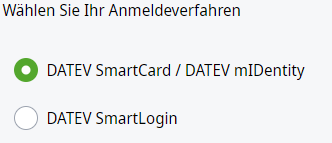 Anmeldebild Datev UO